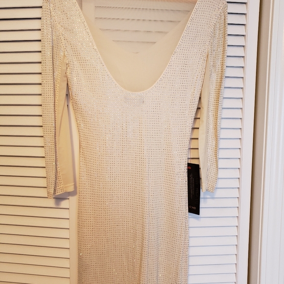 Bebe crystal Studded Dress, XS - Picture 4 of 7